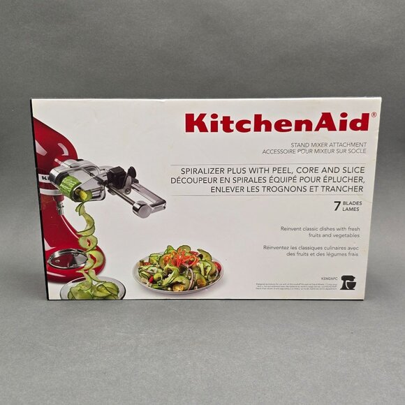 KitchenAid Other - KitchenAid Spiralizer Plus Attachment 7 Blades Stand Mixer KSM2APC NIB